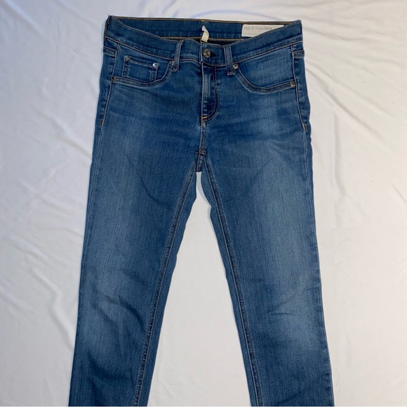 Rag & Bone Blue Stretchy Skinny Jeans - Picture 3 of 8